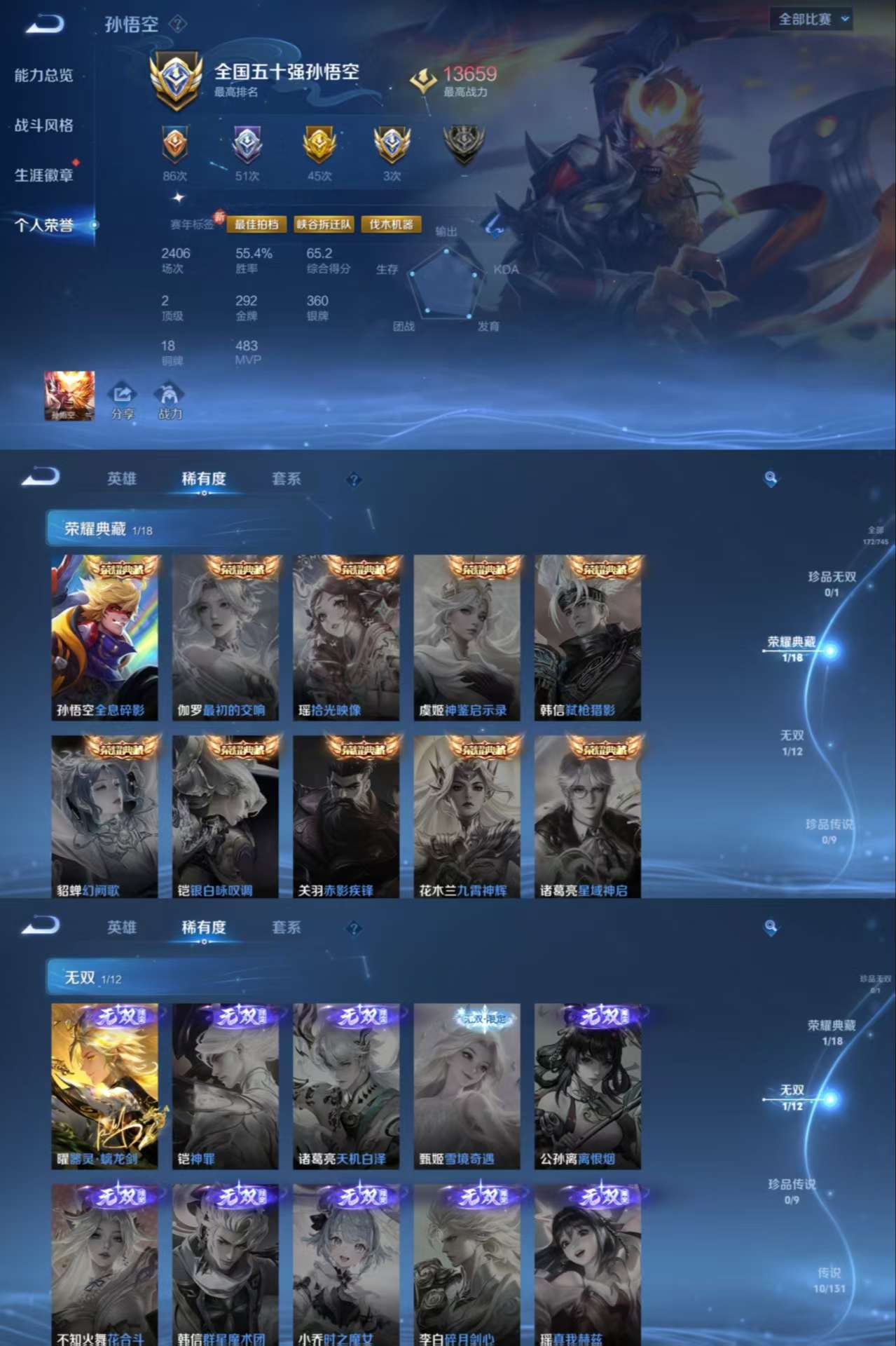 WZCMW3389198王者荣耀账号详情图6