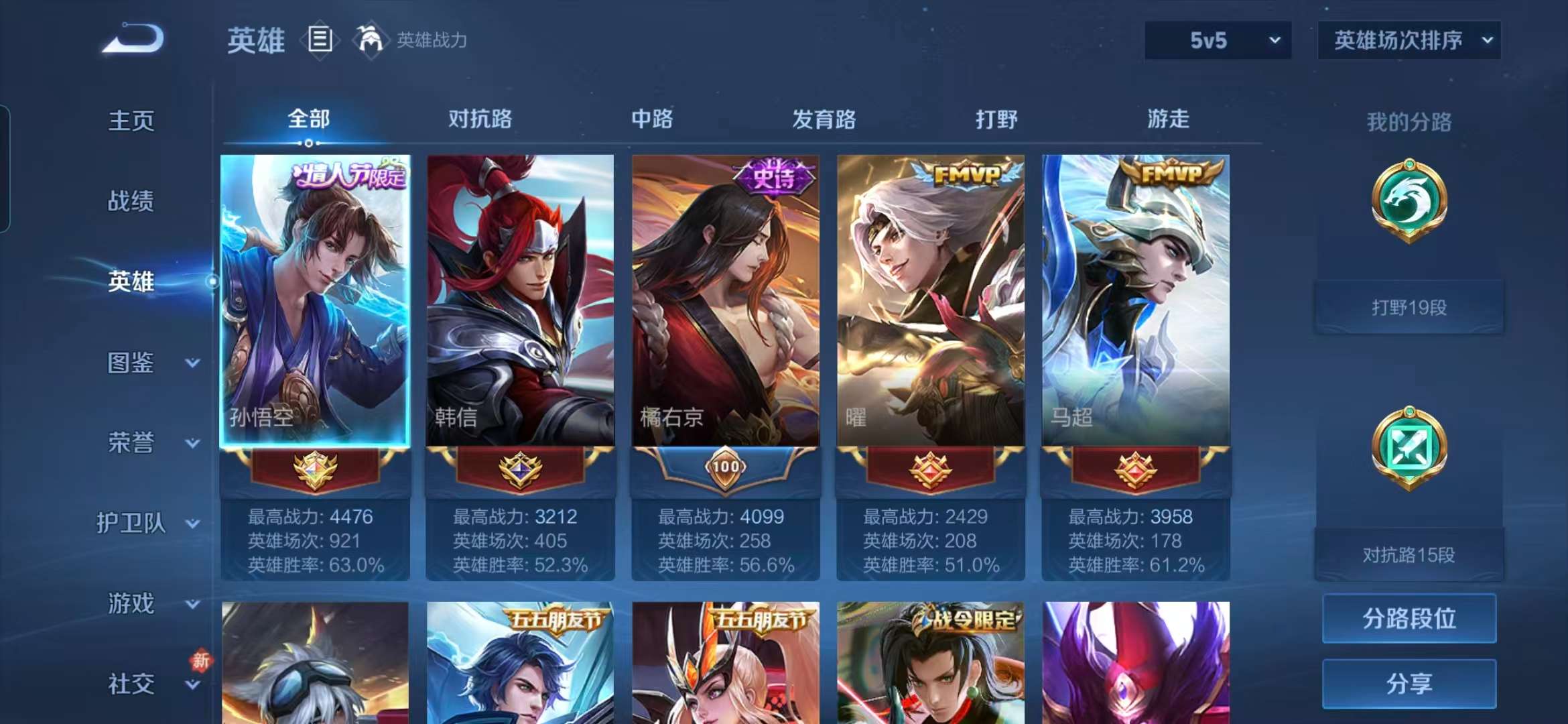 WZCMW4157717王者荣耀账号详情图3